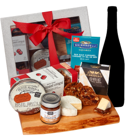 Artisanal Cheese Board with Alcohol