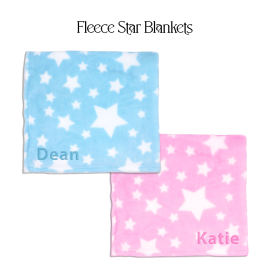 Embroidered Fleece Blanket